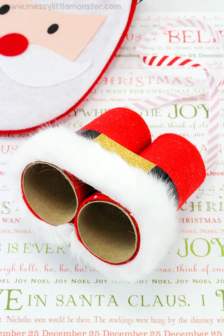 Santa Binoculars - A fun santa craft to search for santa!