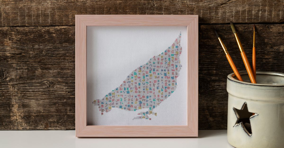 cottage chicken cross stitch free pattern