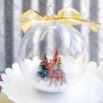 diy snow globe christmas ornament