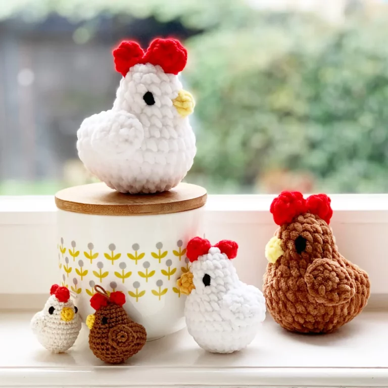 free chicken crochet pattern