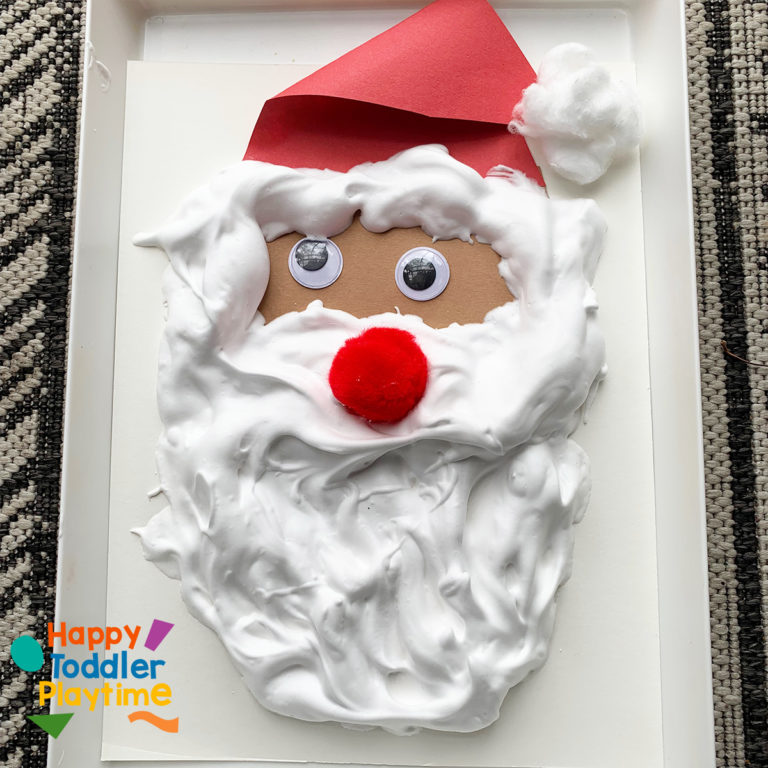 puffy paint santa