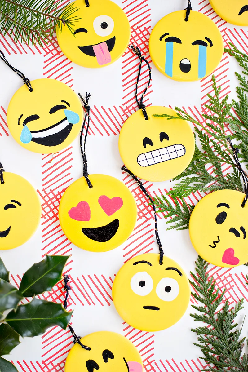 DIY-Painted-Emoji-Ornaments