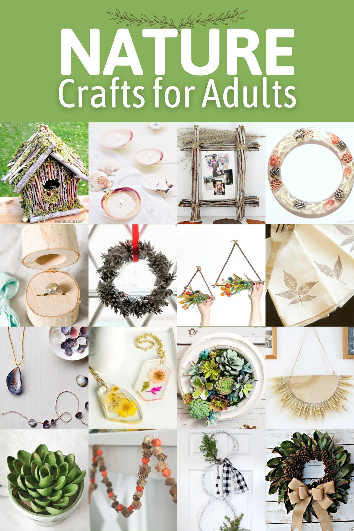 Nature Crafts for Adults