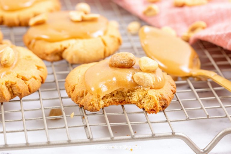 Peanut Butter Sheet Cake Cookies (Made with cake mix!)