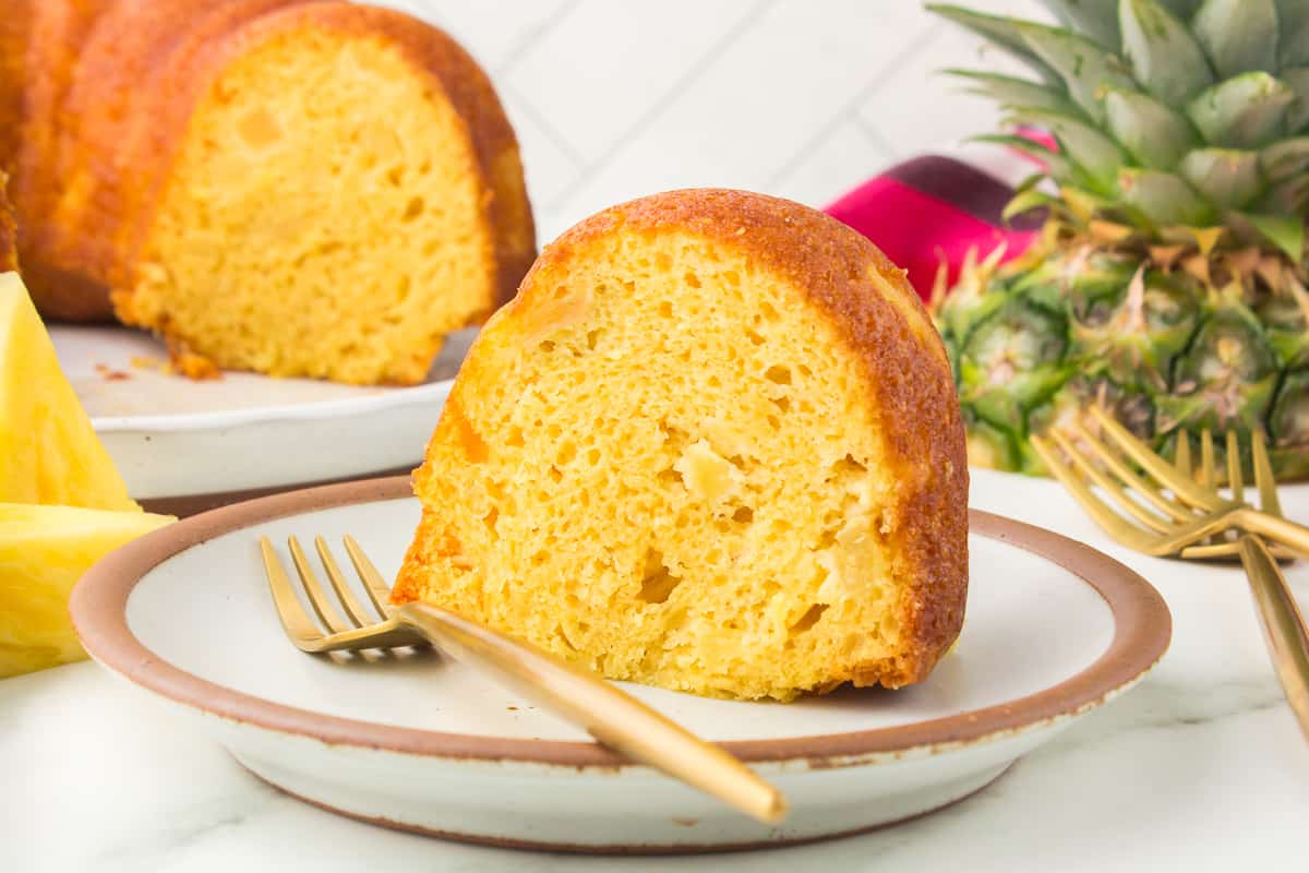 Pineapple Rum Cake