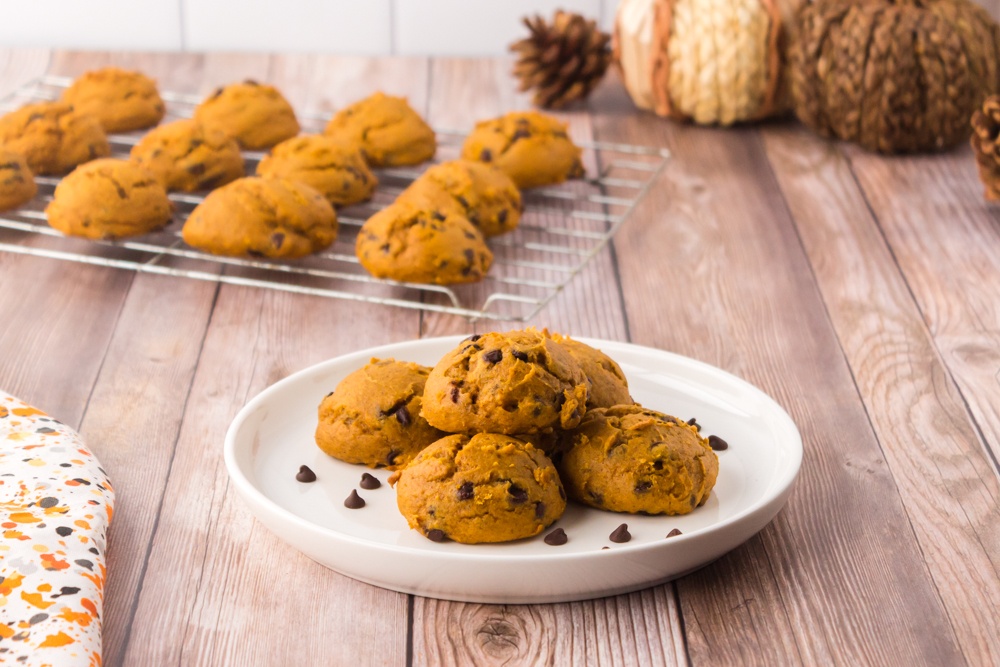 Pumpkin Cake Mix Cookies