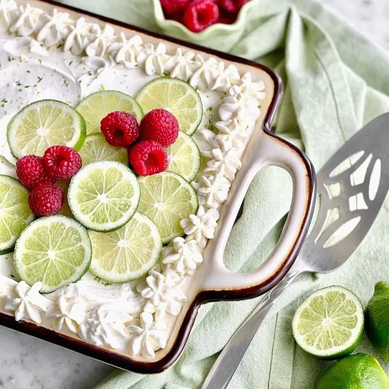 Key Lime Poke Cake