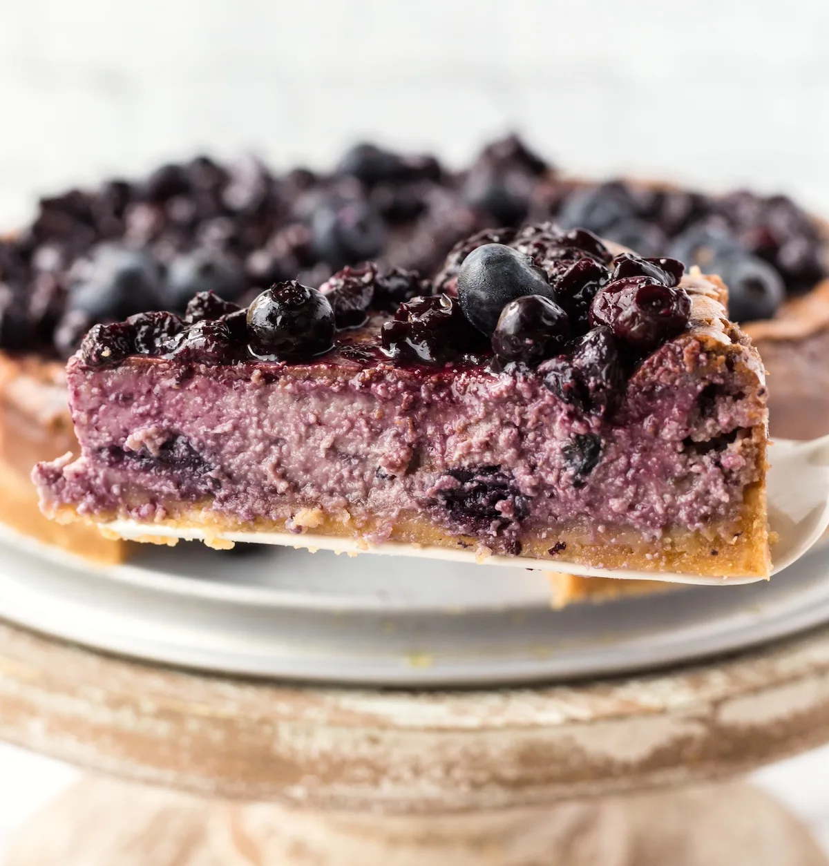blueberry cake cheesecake