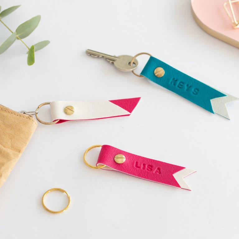 diy clay keychains