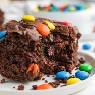 m and m brownie recipe