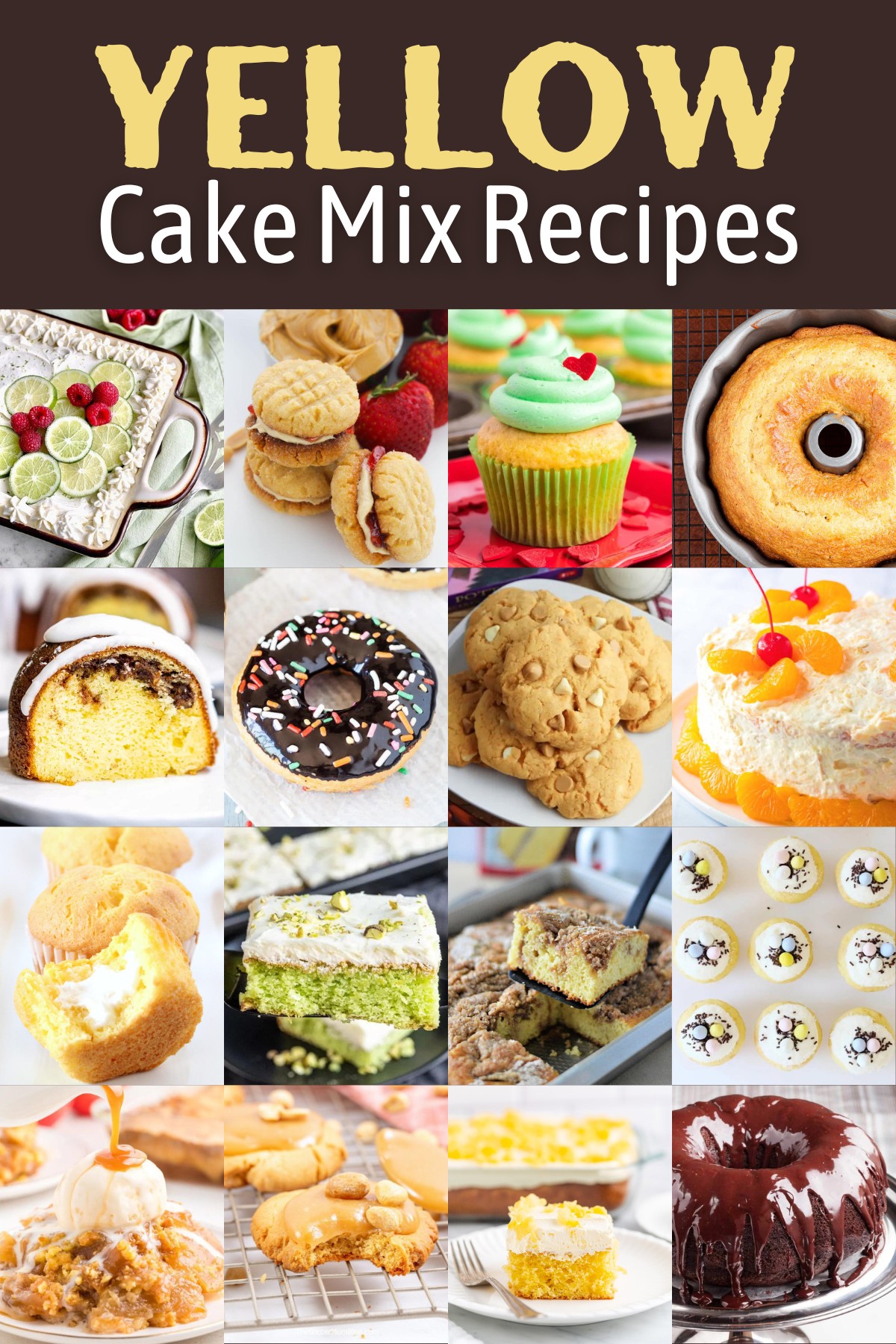 recipes using yellow cake mix