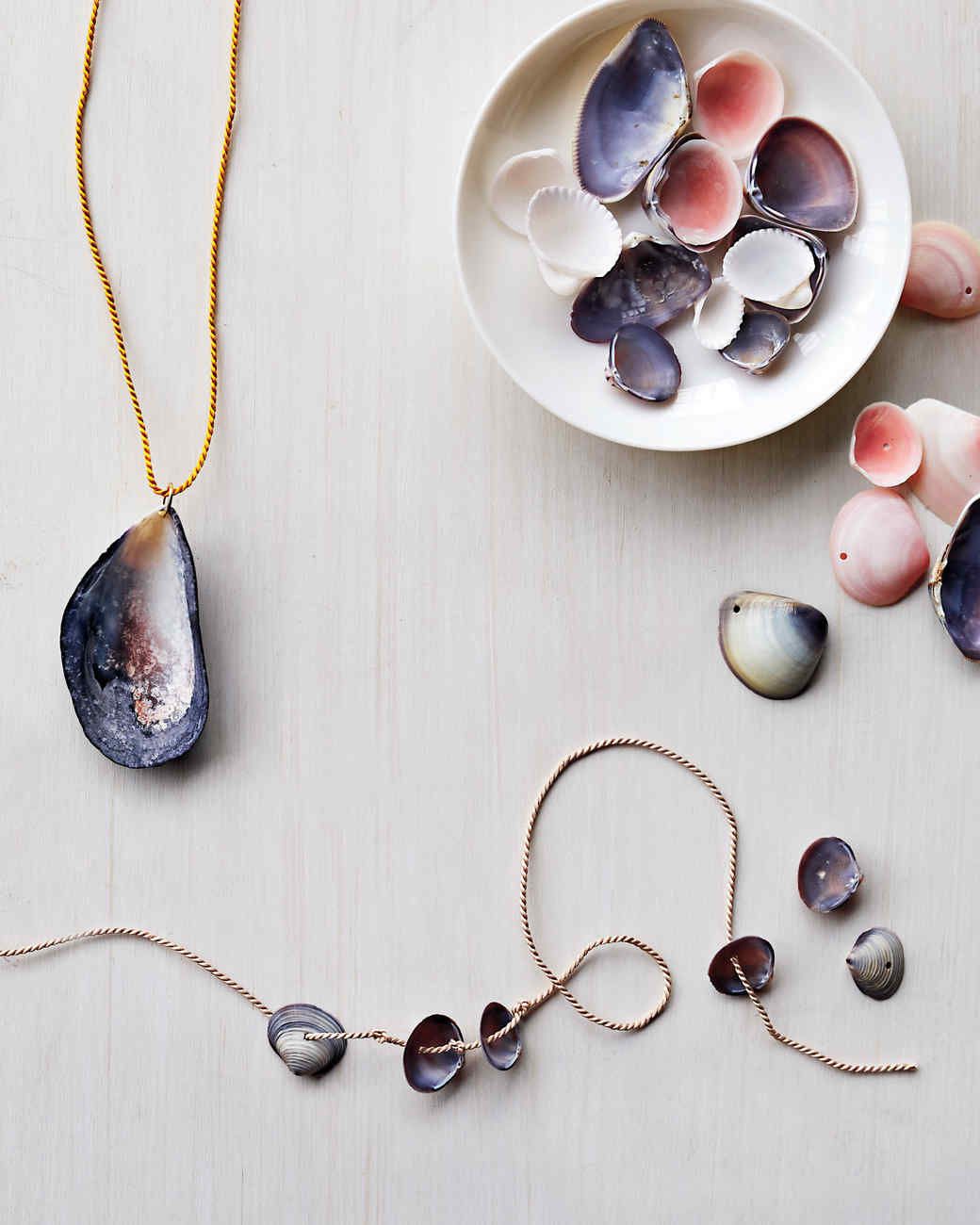 how to drill seashells to make jewlery