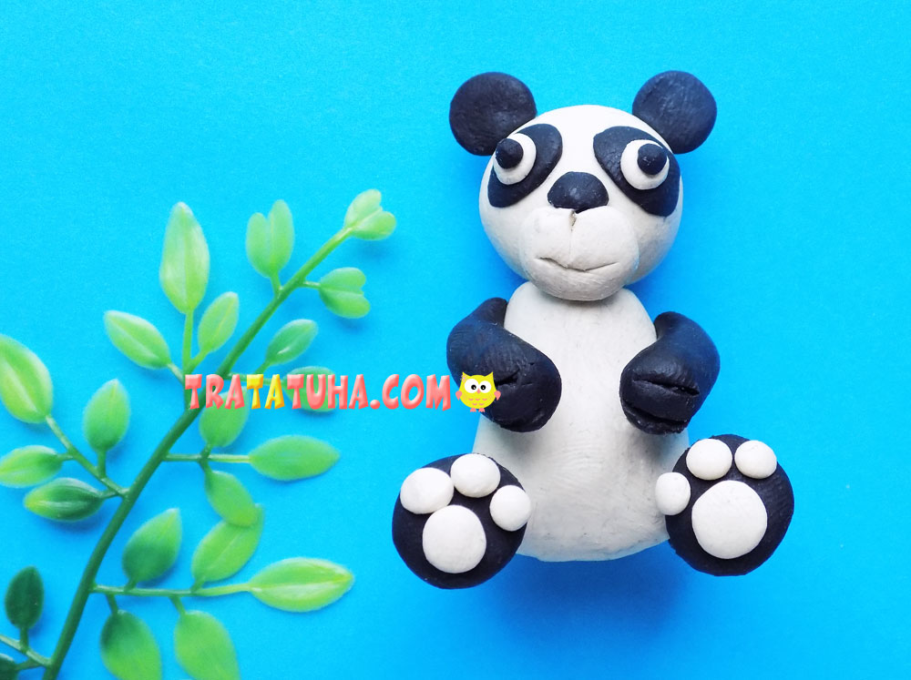 Clay Panda Step by Step