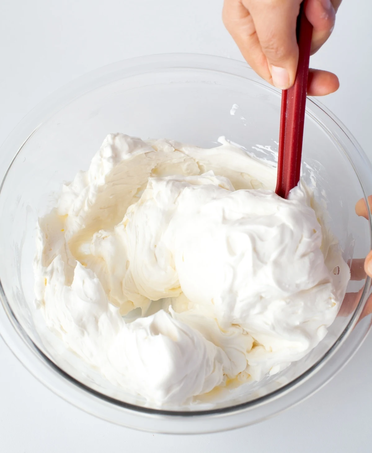Combining Whipped Cream and Cream Cheese Mixtures