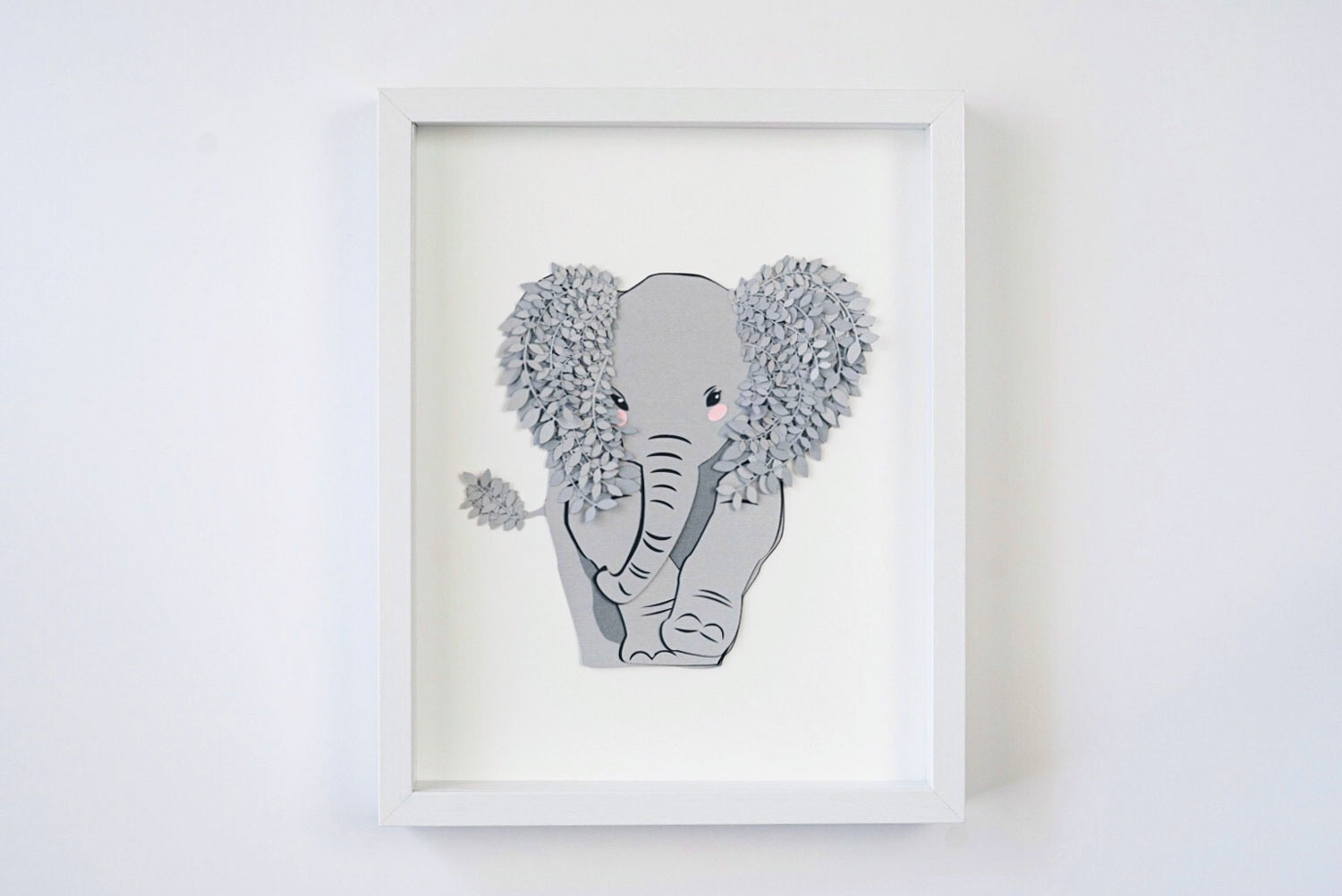 DIY Elephant Nursery Wall Decor