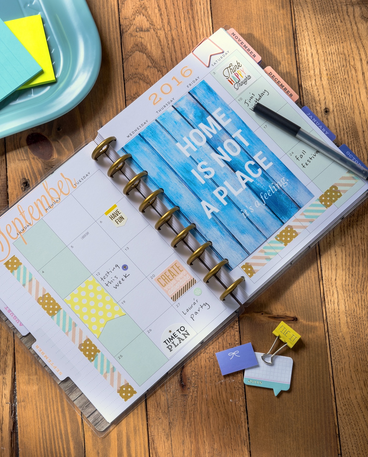 Happy Planner Quote Stickers and Inserts