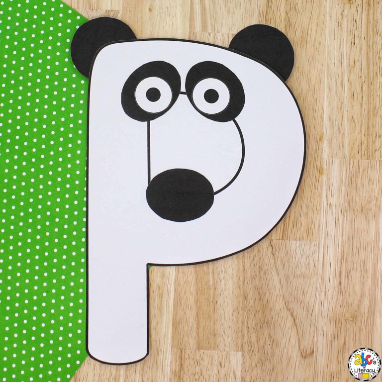 Letter P Panda