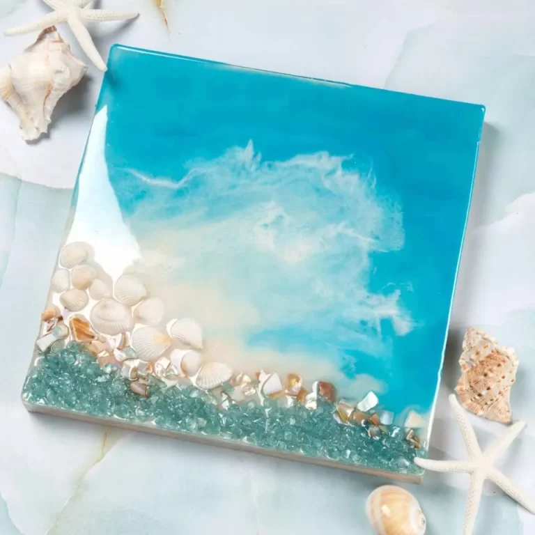 Ocean Resin Art for Your Summer Decor