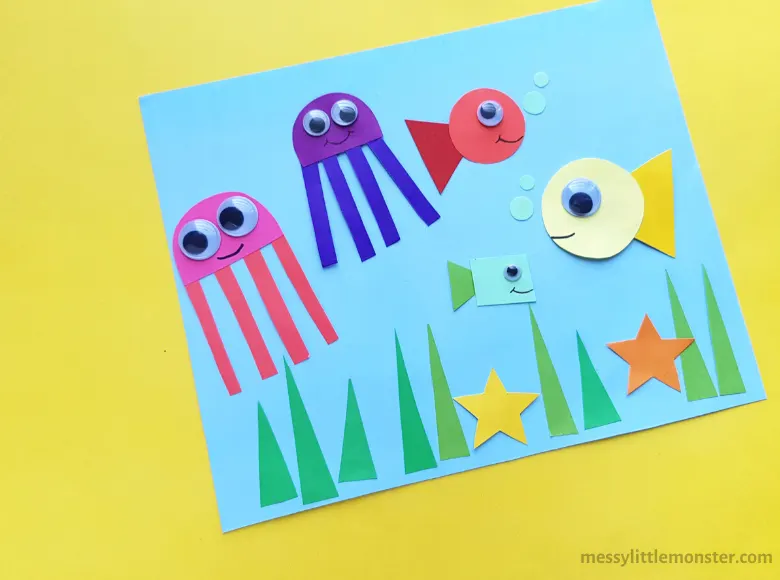 Under the Sea Shape Craft