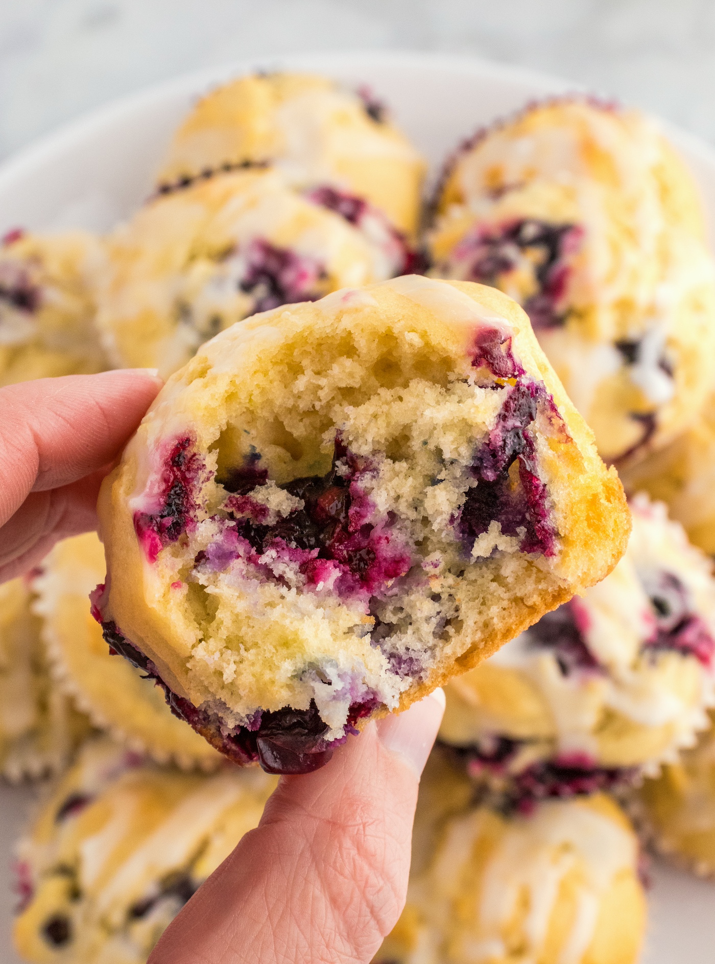 lemon and blueberry muffin recipe
