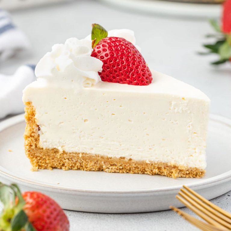 Easy No-Bake Vanilla Cheesecake