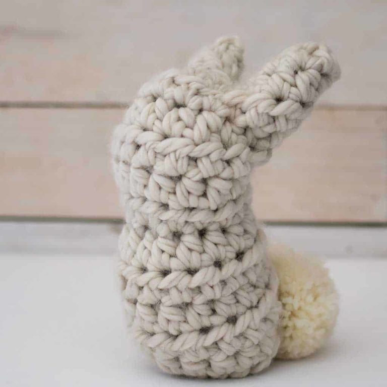 One Square Stuffed Bunny Crochet Pattern