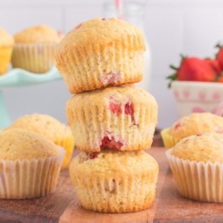 homemade strawberry muffins