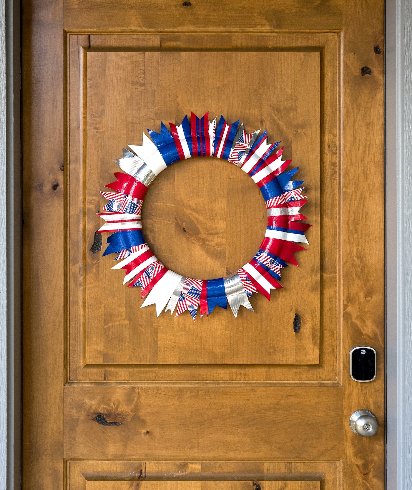 patriotic wreath for front door