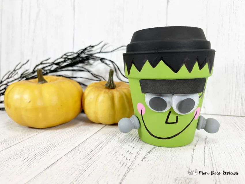 Dollar Store Clay Pot Frankenstein Craft for Kids