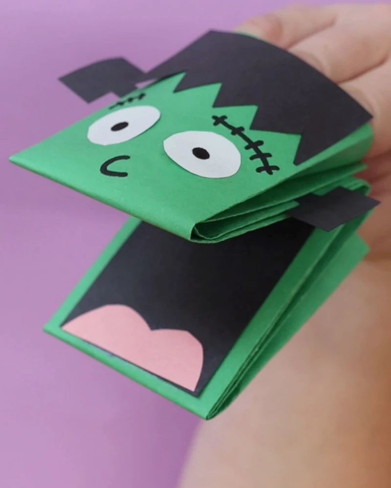 How to Make a Paper Frankenstein Puppet