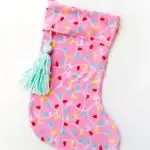 diy xmas stocking