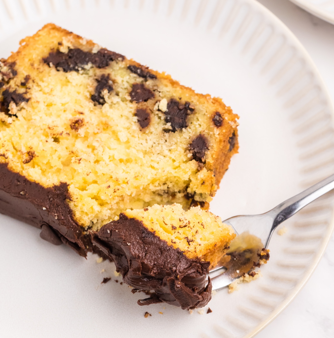 easy chocolate chip loaf cake