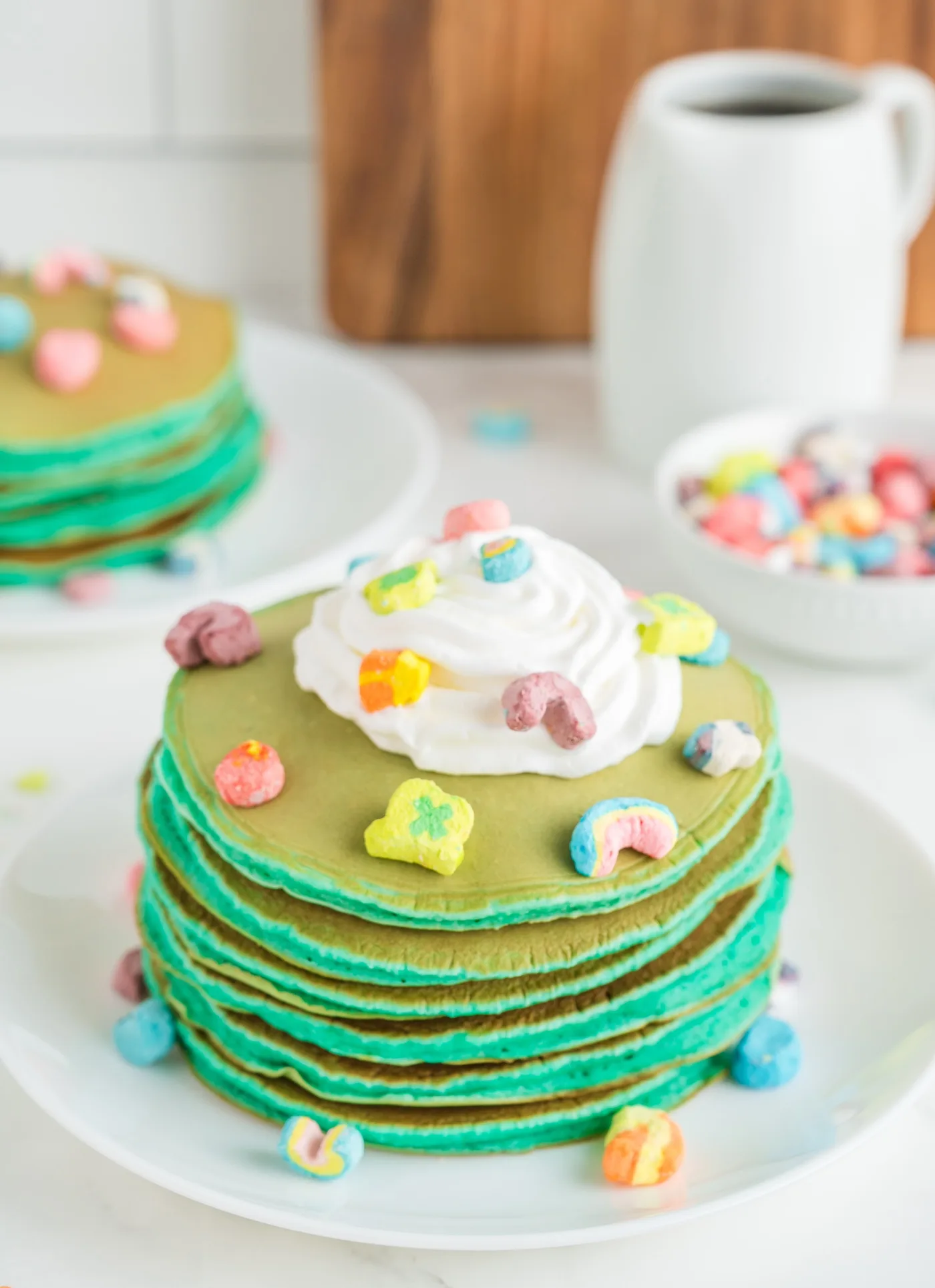 green pancakes for st patrick's day