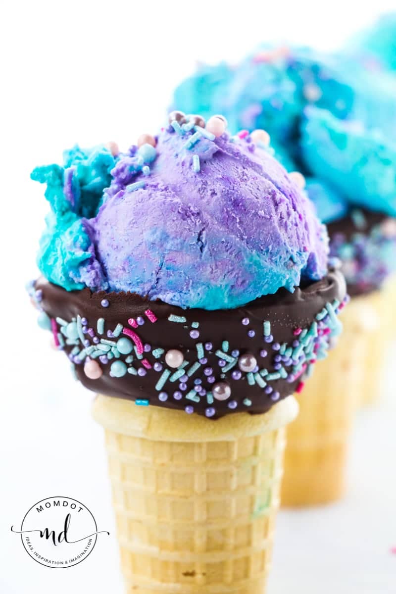 No Churn Mermaid Ice Cream