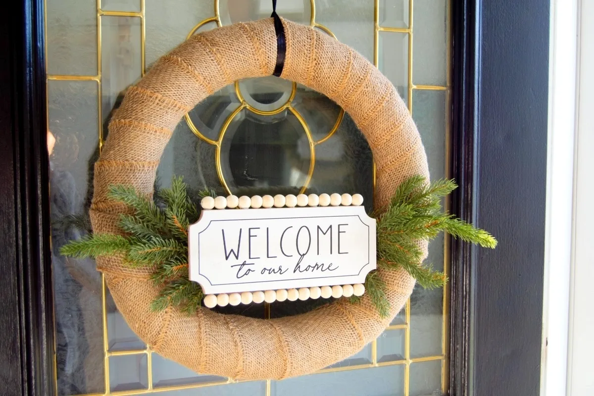 pool noodle wreath diy