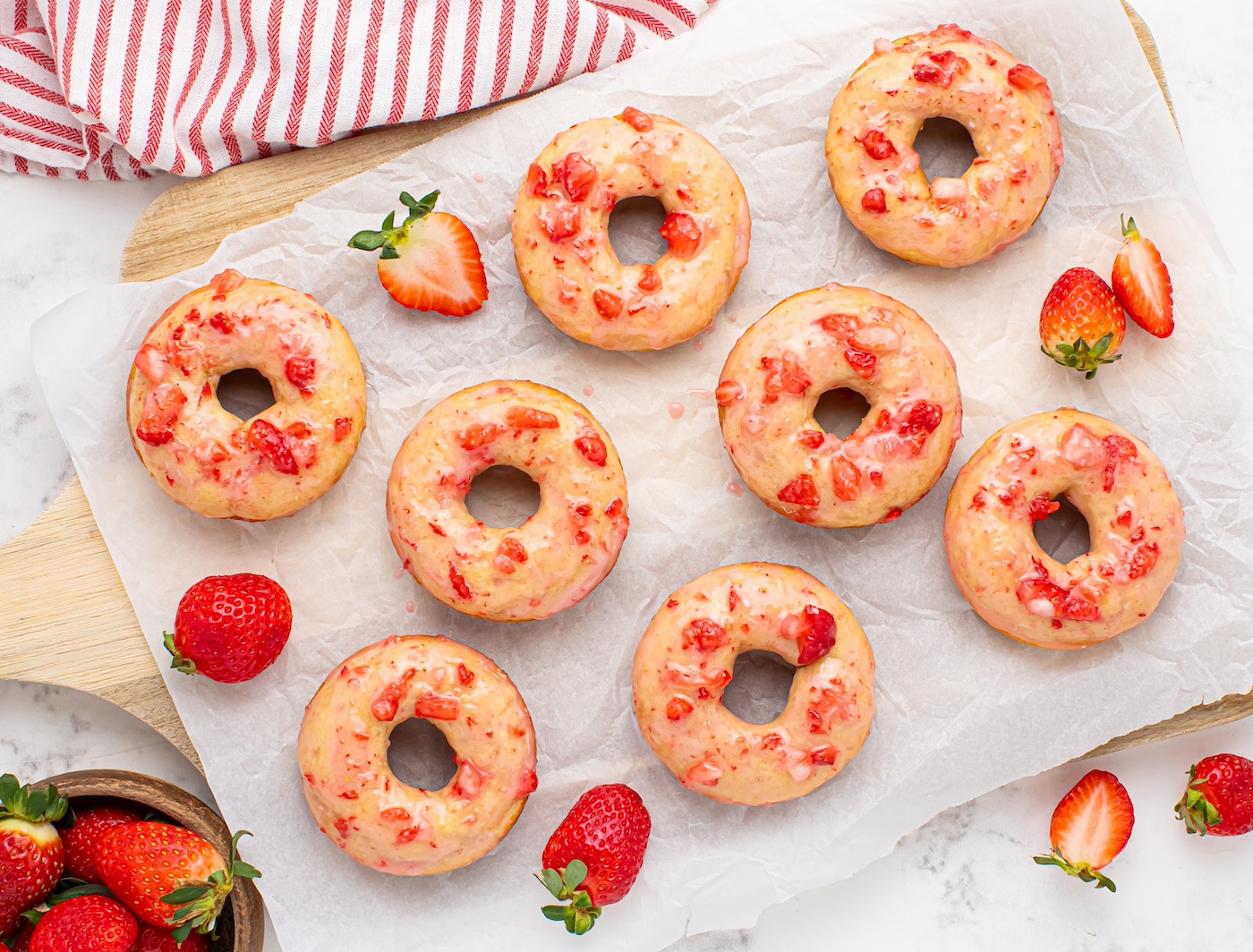 strawberry donut recipe