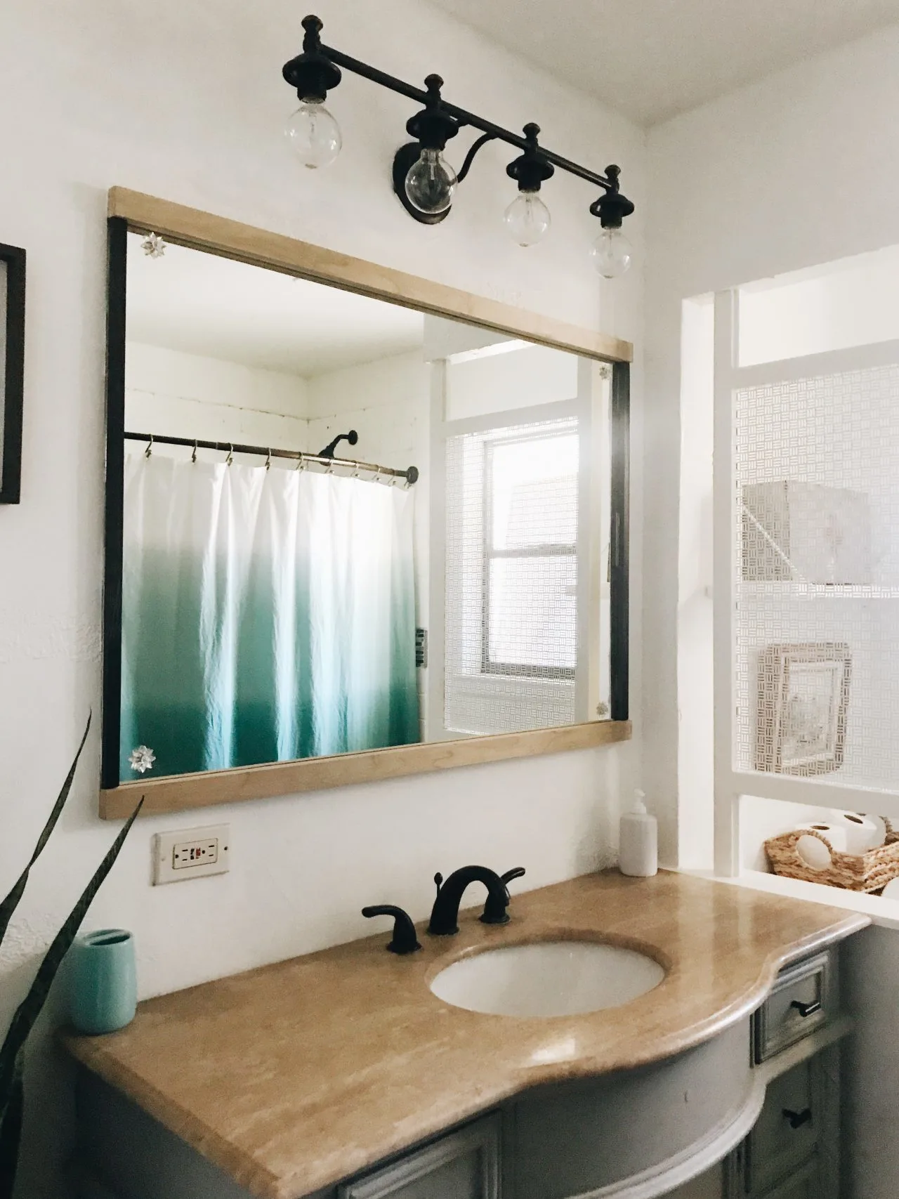 West Elm-Inspired Mirror Frame