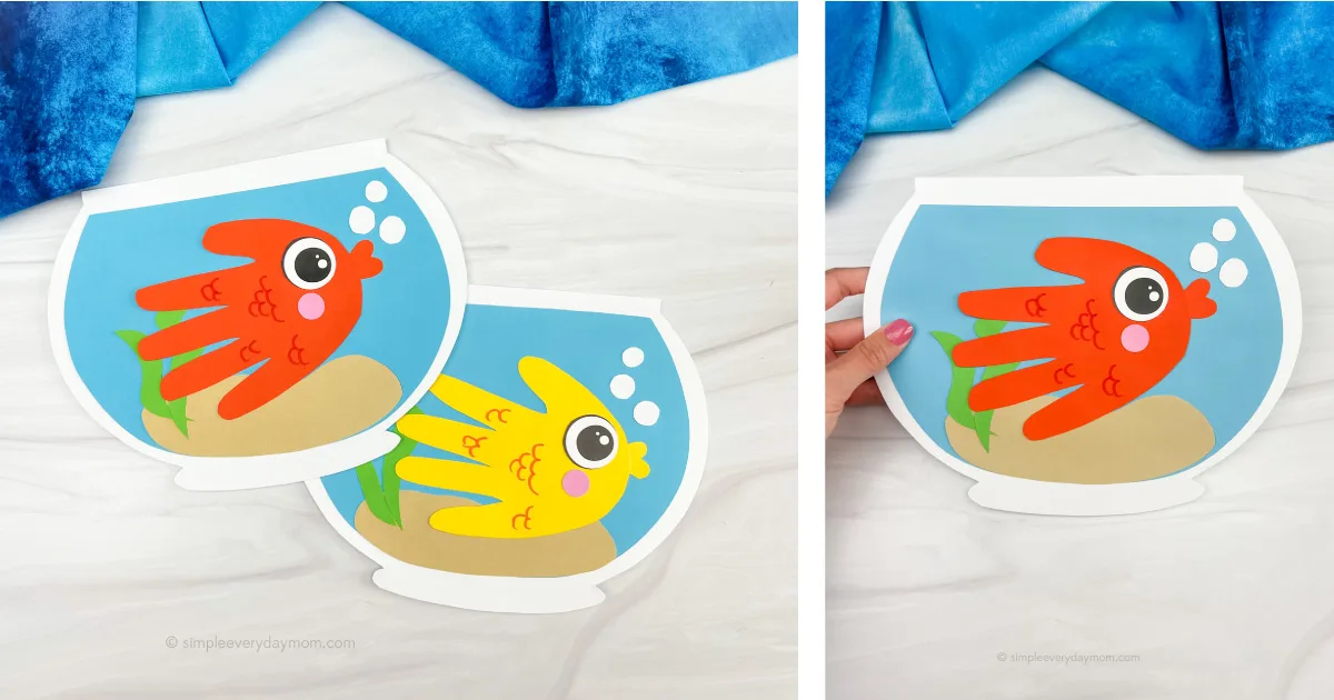 Fish Handprint Craft For Kids