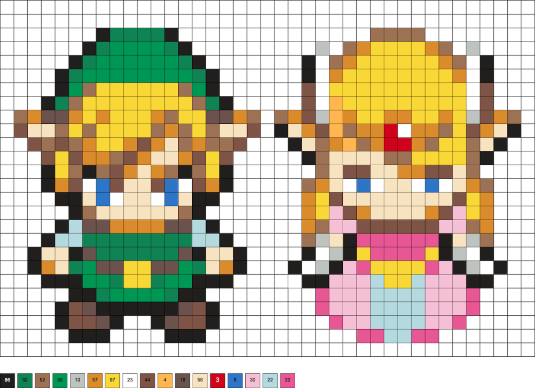 Legend Of Zelda Perler Beads 35 Free Patterns Diy Candy 4966