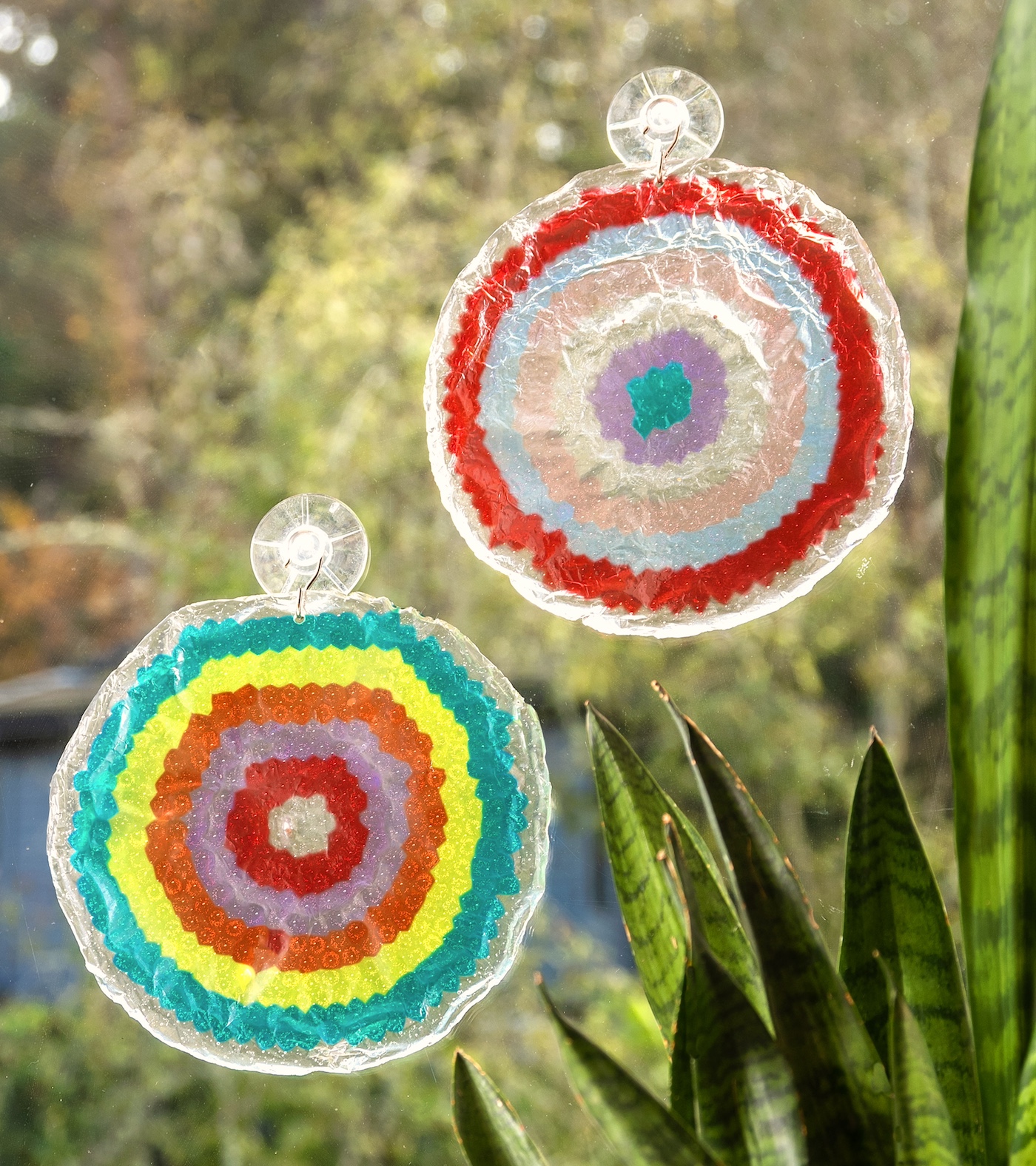 sun catchers with beads