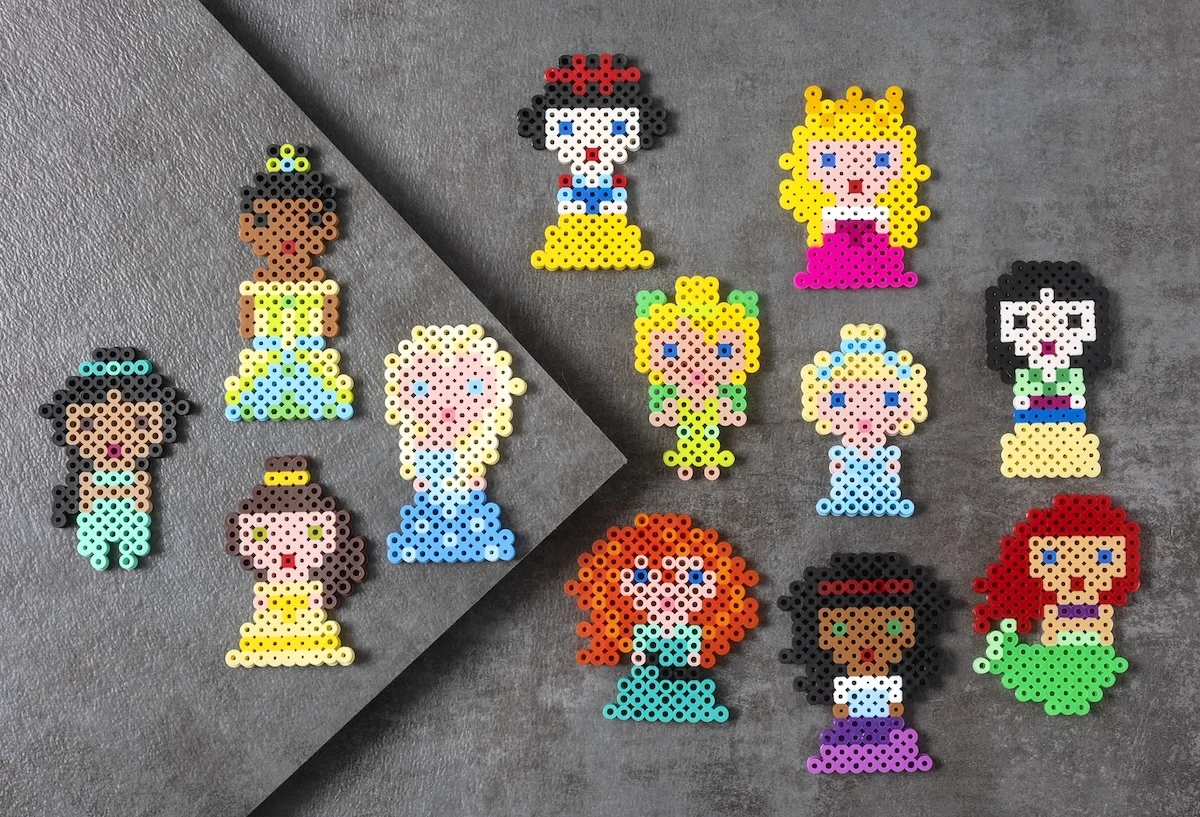 Disney princess perler beads