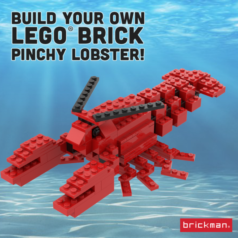 Build your own LEGO brick Pinchy Lobster!