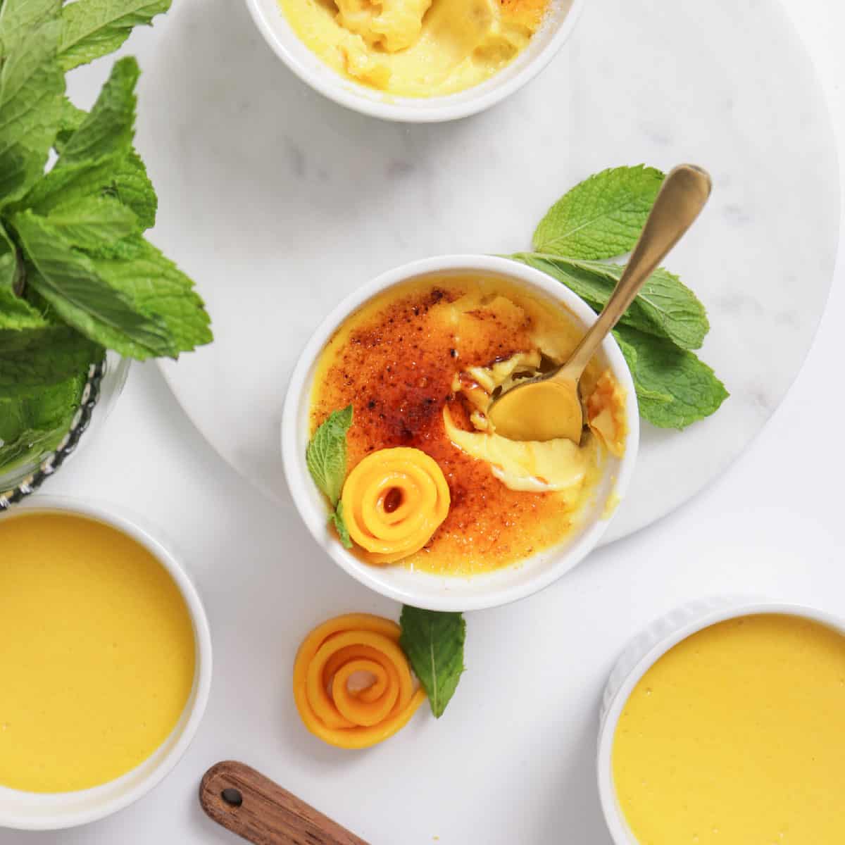 Mango Crème Brûlée