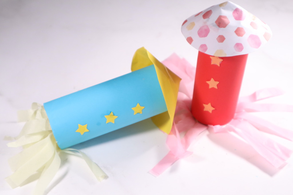 Toilet paper roll Rocket craft for kids