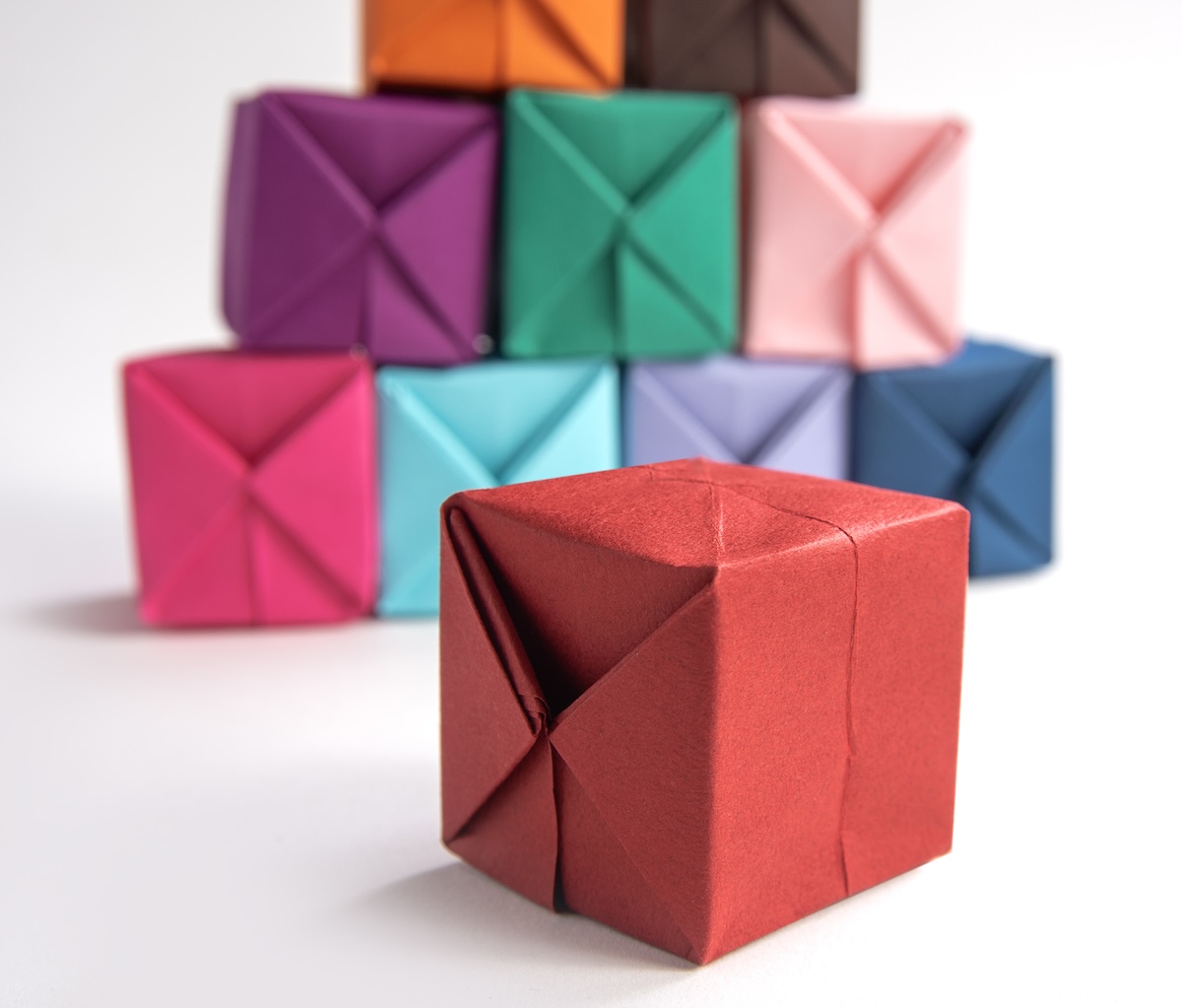 cube paper folding