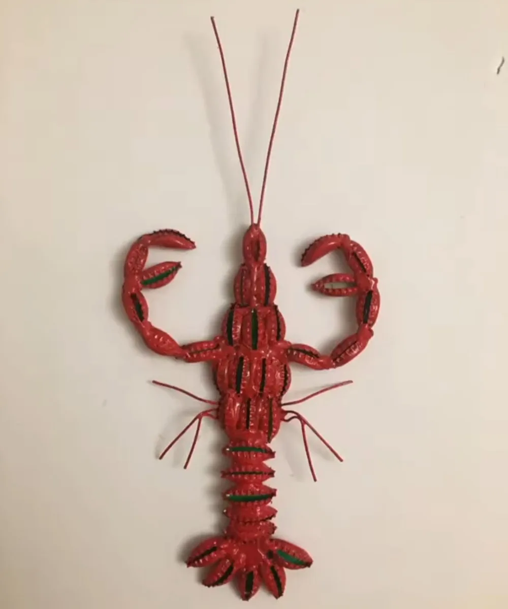 diy bottlecap lobster in 10 minutes