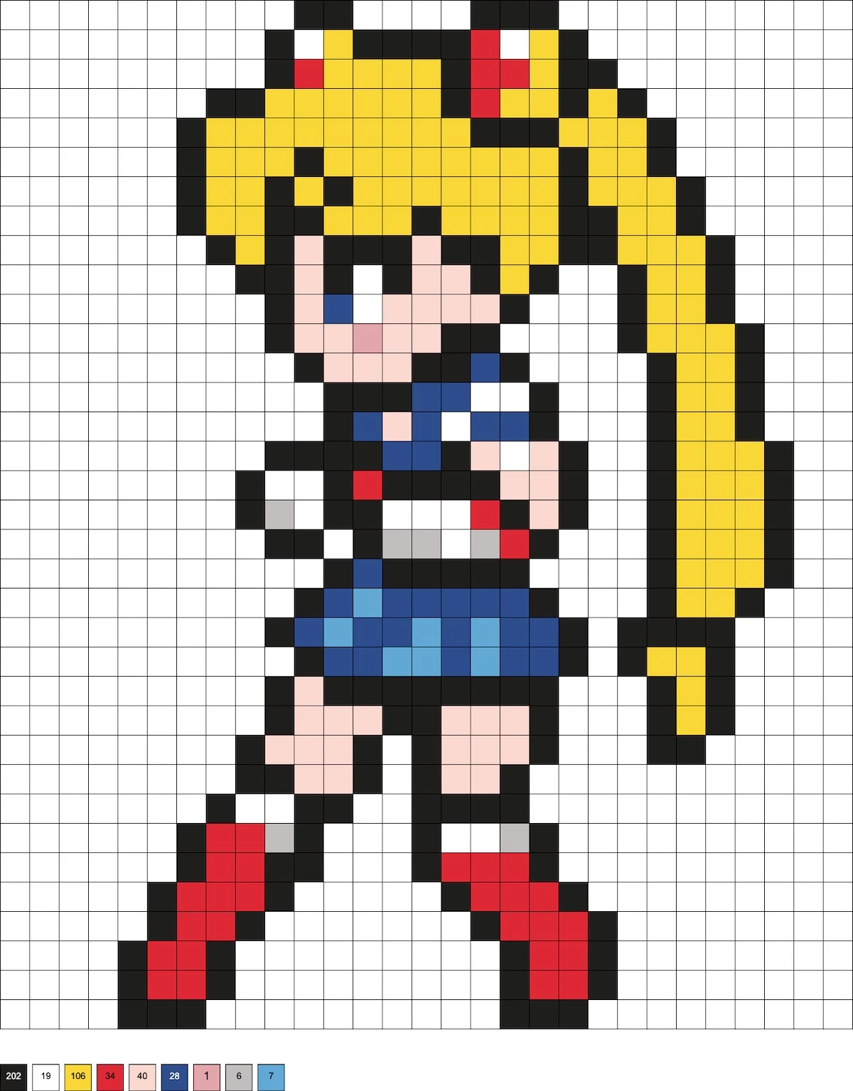 standing sailor moon