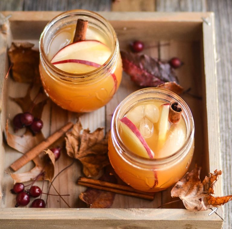 ginger beer apple cider drink