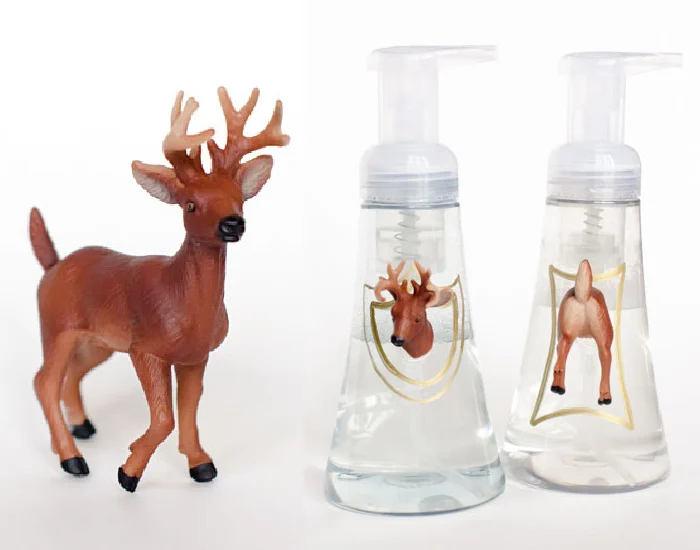 plastic animal deer soap