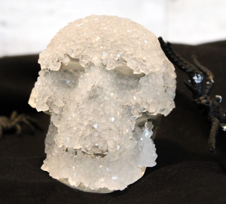 how to make a borax crystal skull